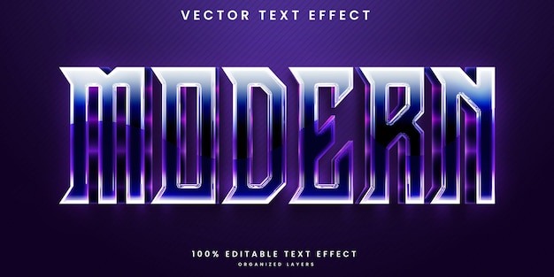 Efecto de texto editable 3d de estilo retro moderno