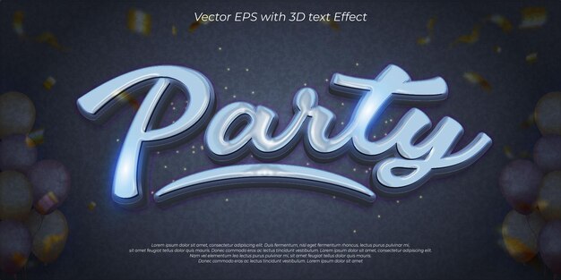 Efecto de texto editable en 3D con fondo oscuro