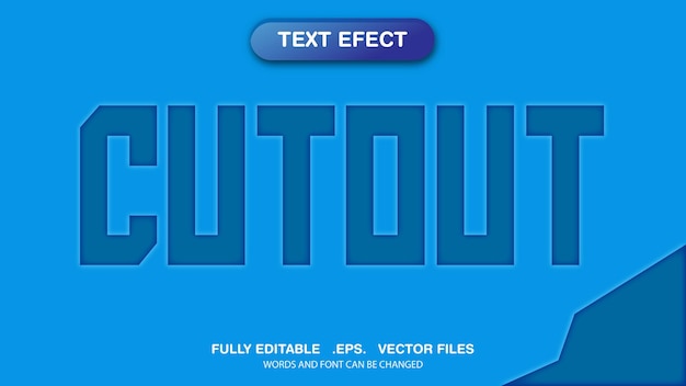 Efecto de texto editable 3D y plantilla de estilo de fuente, temática de recorte