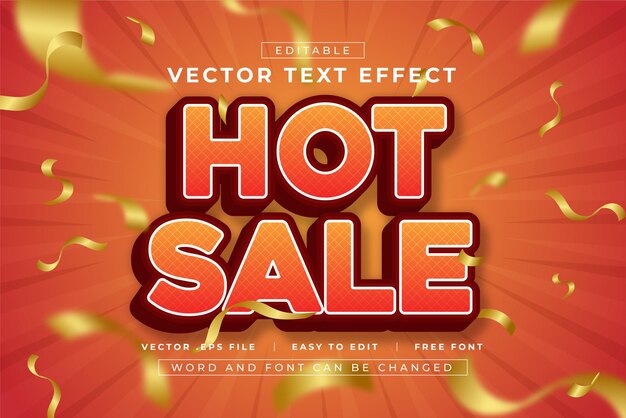 Efecto de texto editable en 3D en venta en caliente