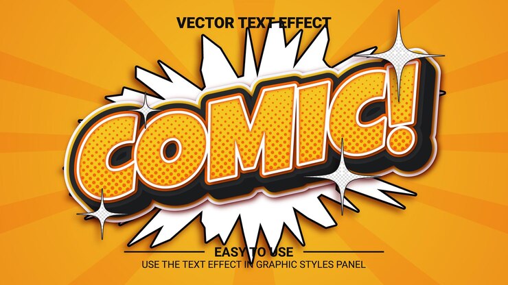 Vector efecto de texto editable en 3d