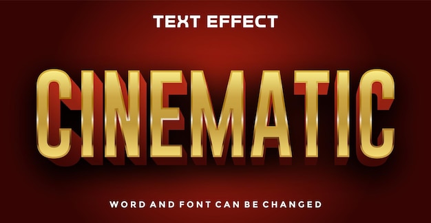 EFECTO DE TEXTO EDITABLE CINEMÁTICO