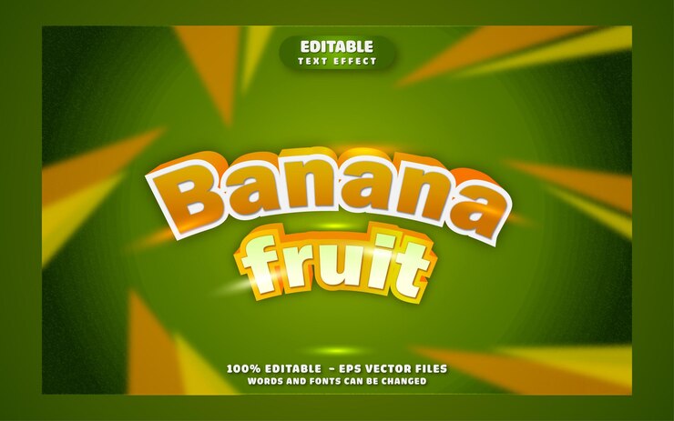 Vector efecto de texto editable de comida