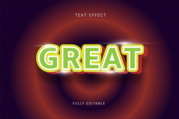 Efecto de texto editable Diseño de efecto de estilo de texto 3D