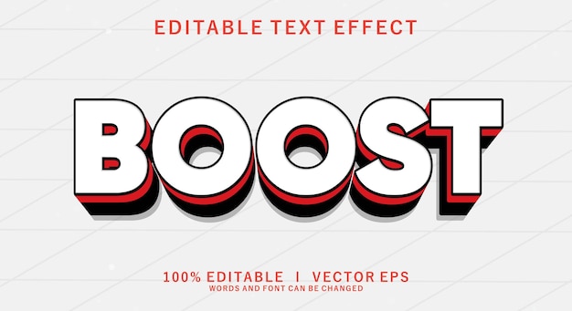 efecto de texto editable con diseño de estilo moderno