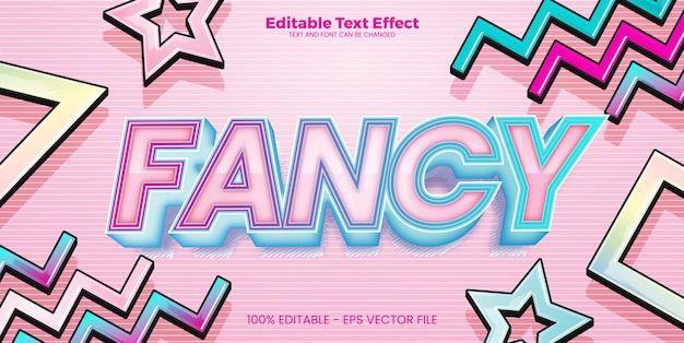 Efecto de texto editable elegante en estilo de tendencia moderna