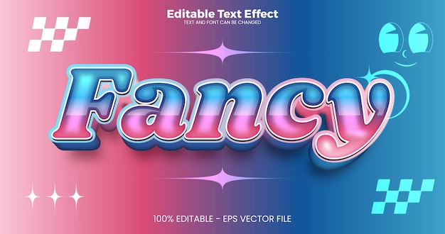 Efecto de texto editable elegante en estilo de tendencia moderna