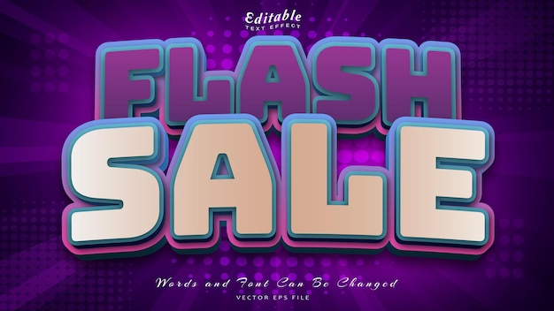 Efecto de texto editable de estilo 3d de super venta