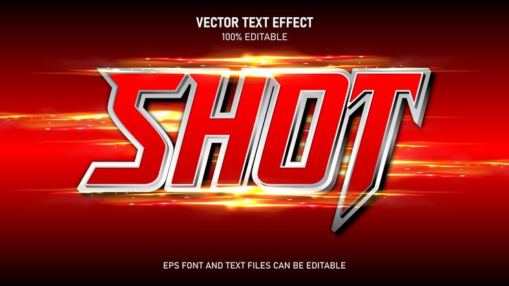 Vector efecto de texto editable de estilo 3d