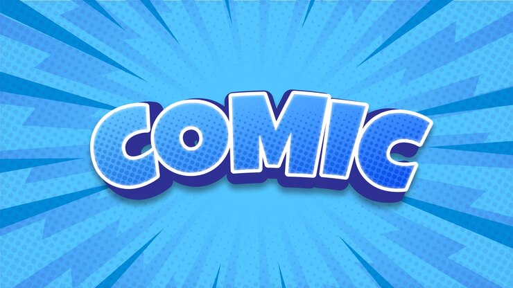 Vector efecto de texto editable de estilo cómico