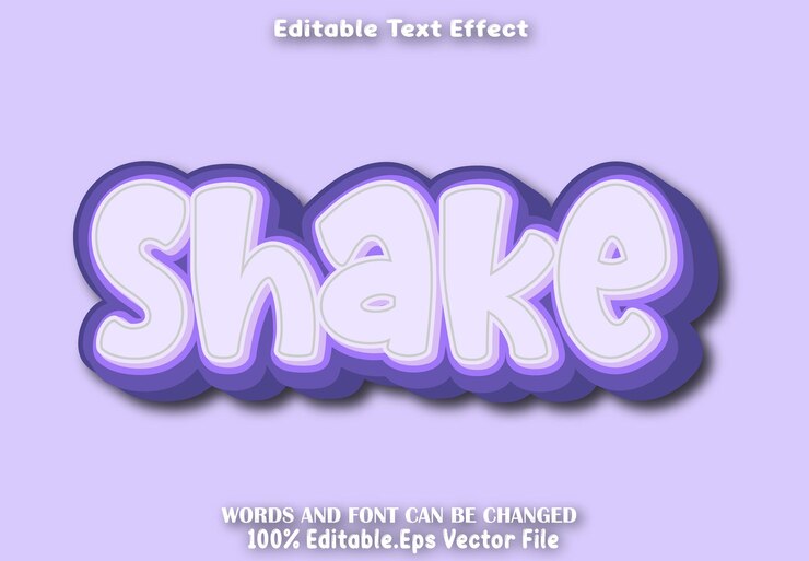 Vector efecto de texto editable con estilo de dibujos animados