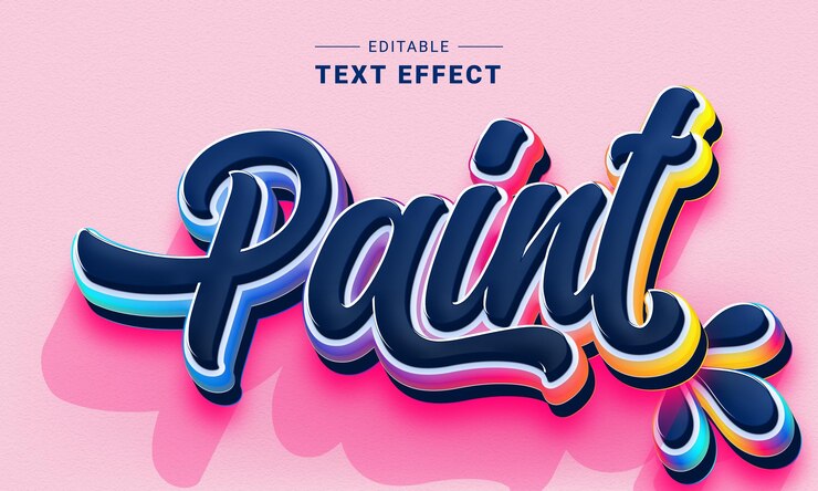 Vector efecto de texto editable en estilo moderno y moderno.