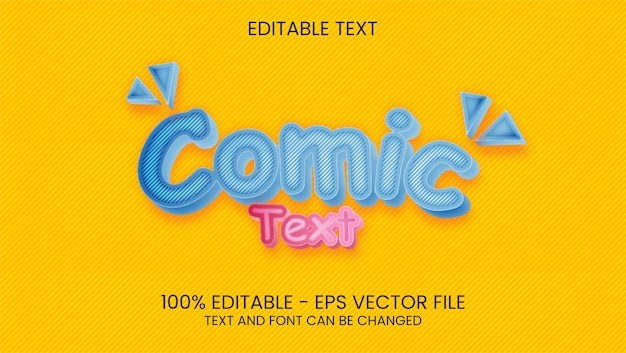 Efecto de texto editable en estilo moderno de tendencia vector premium