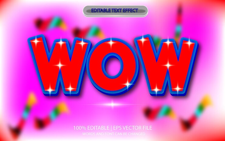 Vector efecto de texto editable estilo nubes