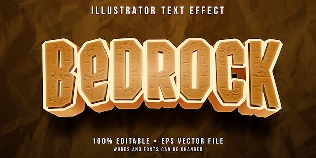 Efecto de texto editable - estilo rock subterráneo