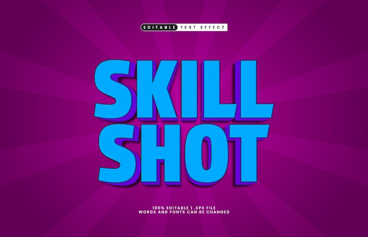 Vector efecto de texto editable con un estilo de texto de esport y juego