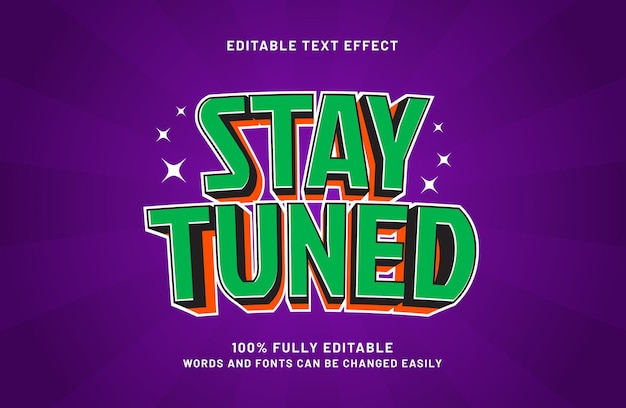 efecto de texto editable en estilo de texto simple