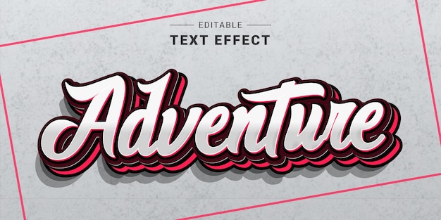 Vector efecto de texto editable para illustrator