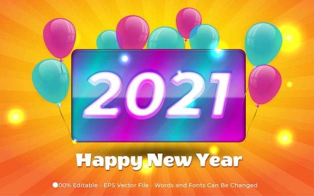 Efecto de texto editable, con ilustraciones estilo globo