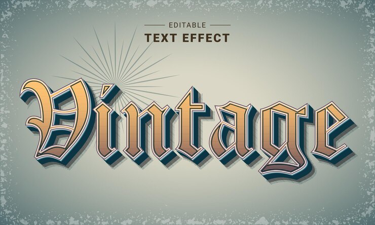Vector efecto de texto editable para ilustrador efecto de texto vectorial estilo gráfico 3d