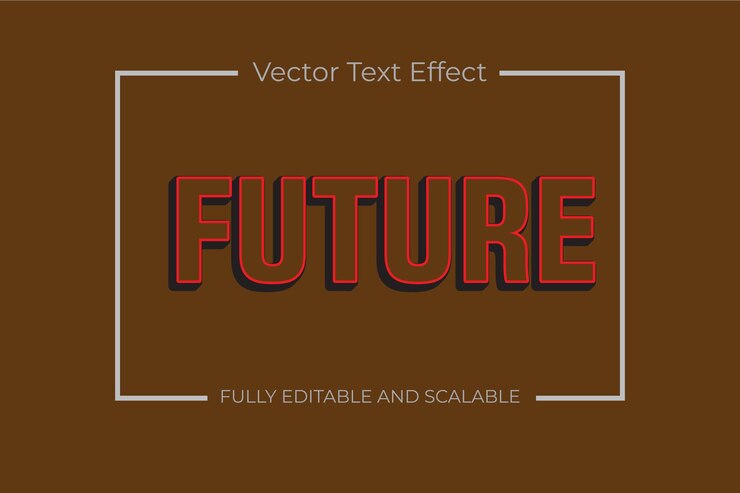 Efecto de texto editable para el ilustrador