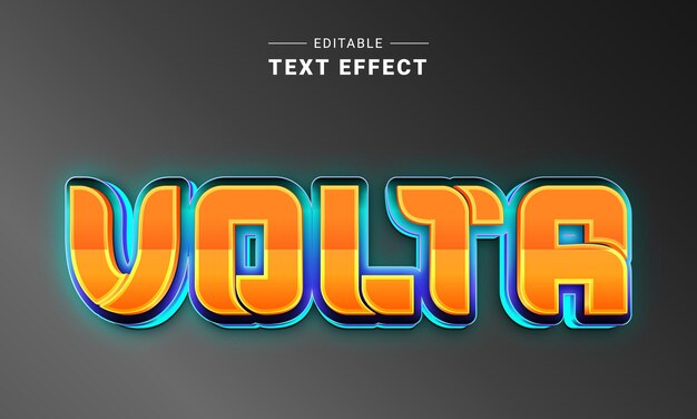 Efecto de texto editable para ilustrador