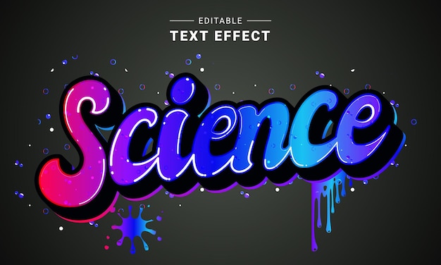 Efecto de texto editable para ilustrador