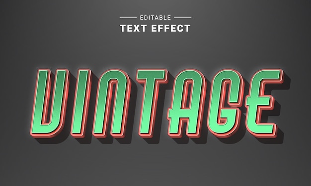 Efecto de texto editable para ilustrador