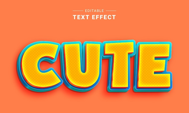 Efecto de texto editable para ilustrador