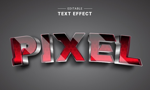 Efecto de texto editable para ilustrador