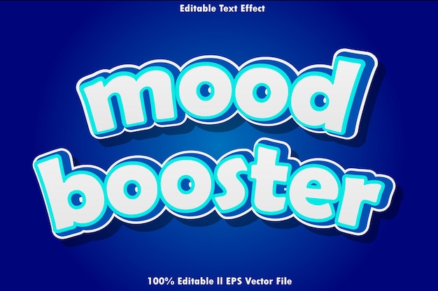 Efecto de texto editable Mood Booster