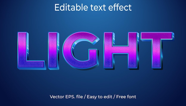 Efecto de texto editable oscuro