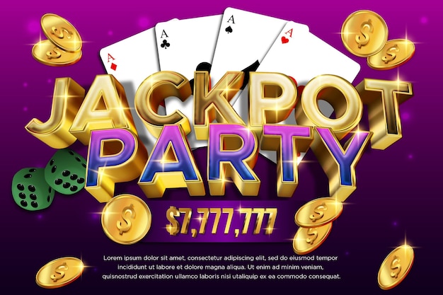 efecto de texto editable de pantalla de juego de casino