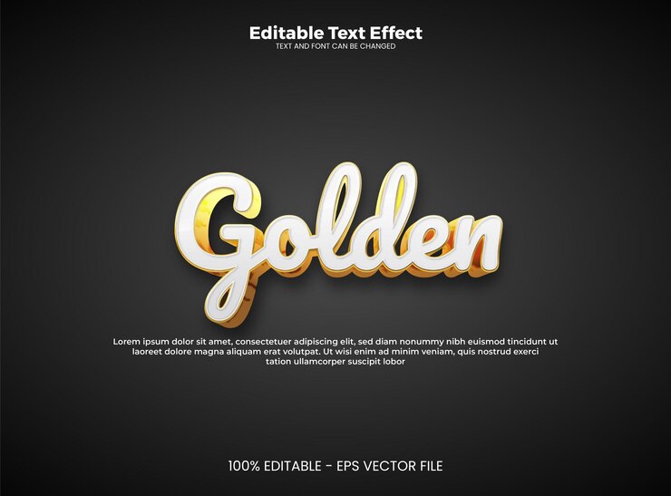 Vector efecto de texto editable plantilla de efecto de texto 3d estilo año nuevo 2022