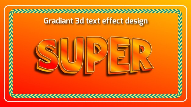 Vector efecto de texto editable con premium