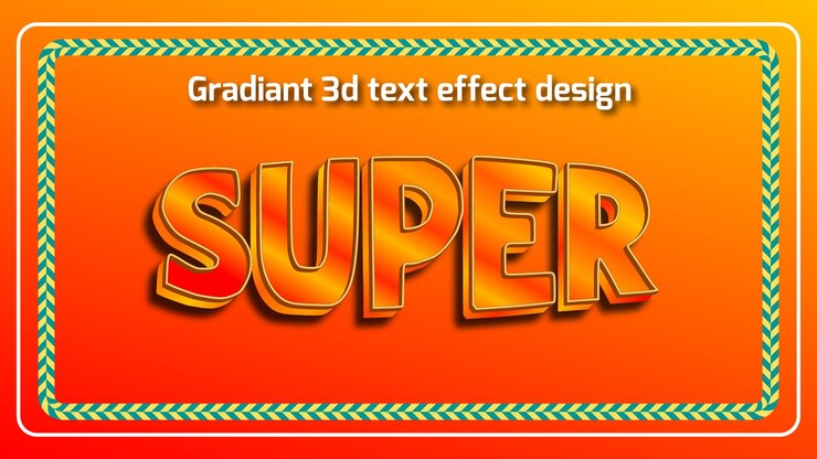 Vector efecto de texto editable con premium