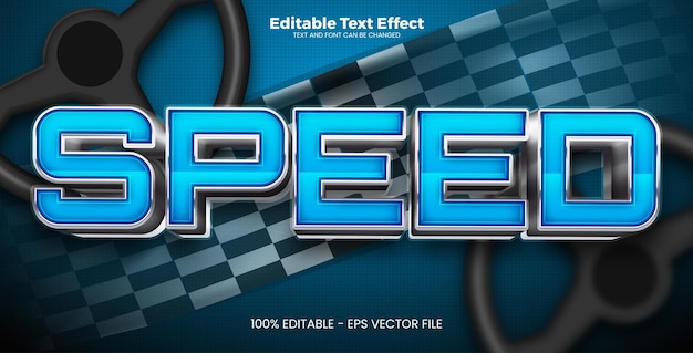 Efecto de texto editable rápido en estilo de tendencia moderna