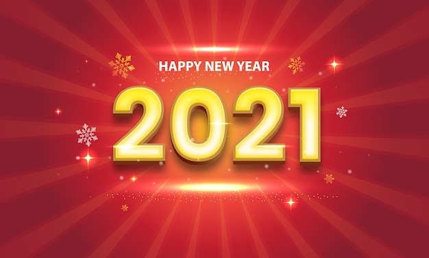 Efecto de texto editable rojo