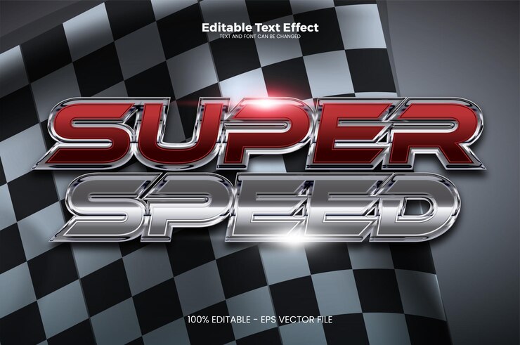 Vector efecto de texto editable super boxing tournament en estilo de tendencia moderna