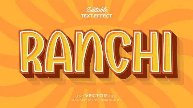 Efecto de texto editable Tema de estilo del día de la república india