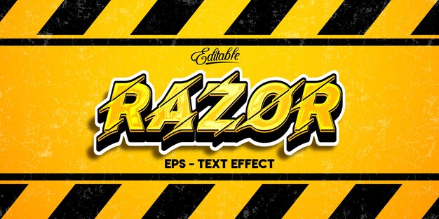 Efecto de texto editable, texto Razor