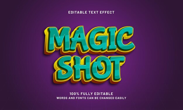 efecto de texto editable con un tiro de juguetes y un tema de juego