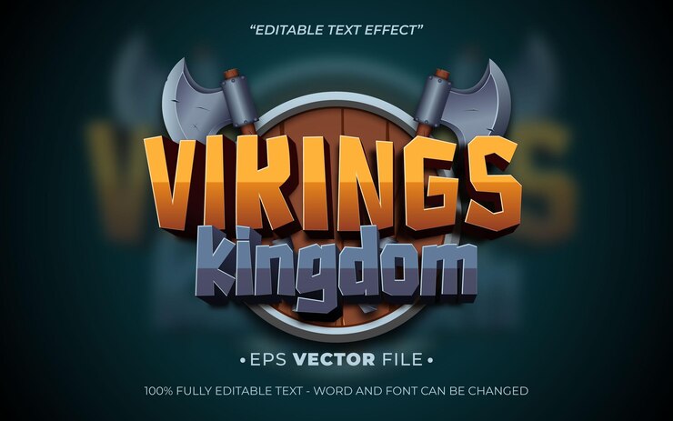 Vector efecto de texto editable vectorial 3d para juegos