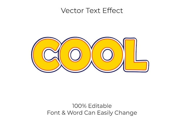 Efecto de texto editable vectorial 3d