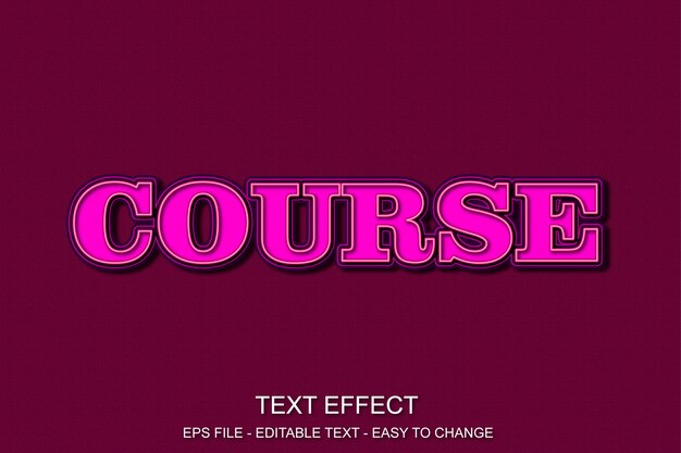 Efecto de texto editable violeta