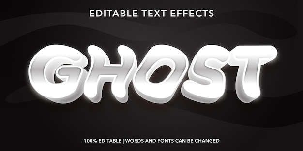 Efecto de texto editable