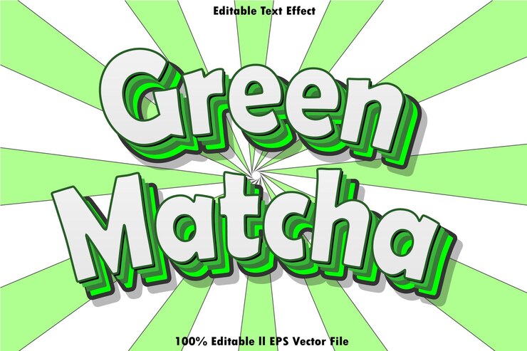 Vector efecto de texto editable