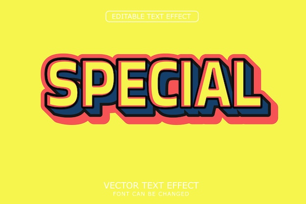 Efecto de texto especial