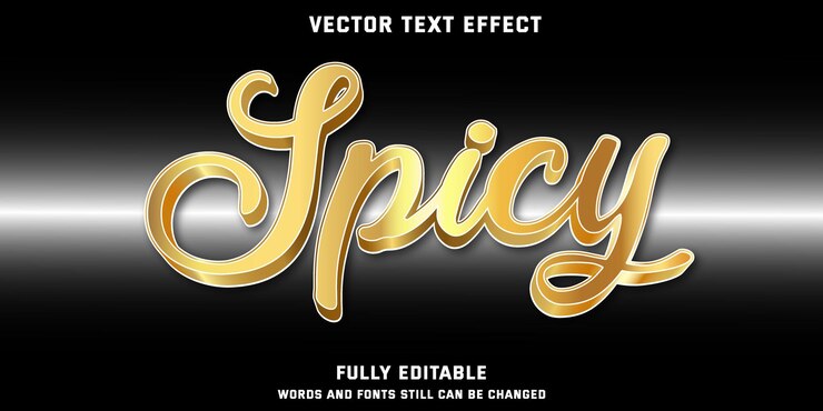 Vector efecto de texto de estilo 3d de color dorado