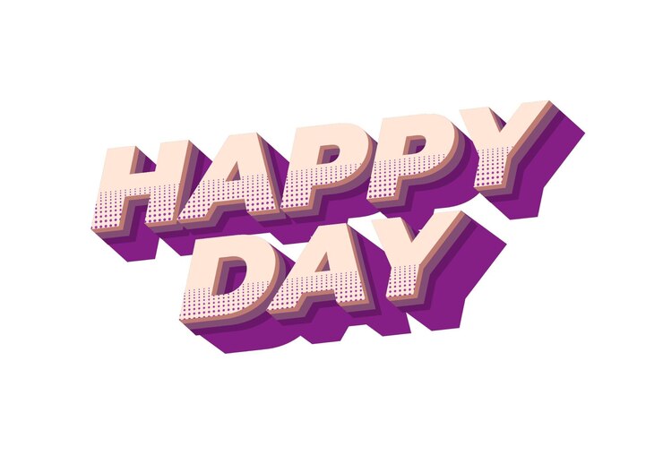 Vector efecto de texto en estilo 3d con colores llamativos